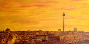 140 x 70 Acryl auf Leinwand