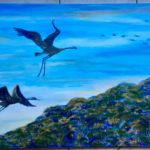 Erhebender Augenblick, 80 x 60 Acryl auf Leinwand , verkauft 