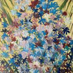Hyazinthen,30 x 40, Acryl auf Leinwand 