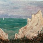 Wissower Klinten, 40 x 30, Acryl auf Leinwand 